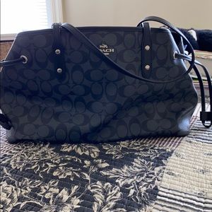 Black coach bag! Basically brand new barley used